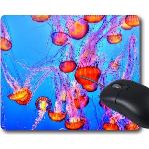 Danly made for Jellyfish underwater swimming Gaming Mouse Pad Comfortable Feeling Natural Rubber Mouse pad