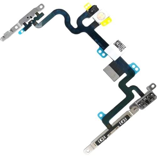 1 pcs Power Button On Off Flex with Cable For iPhone 8 8 plus Mute Volume Switch Connector Ribbon Parts flex