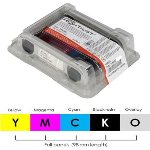 Evolis R5F008S130 YMCKO ribbon R5F008S134 R5F008S131 for Zenius Primacy Elypso card printers 300prints