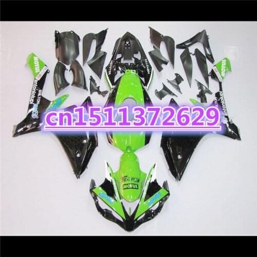 Fairings for YZF R1 07 08 YZF-R1 07-08 green black YZF1000 R1 07 08 YZF R1 2007 2008 fairing kits-Dor for Yamaha D