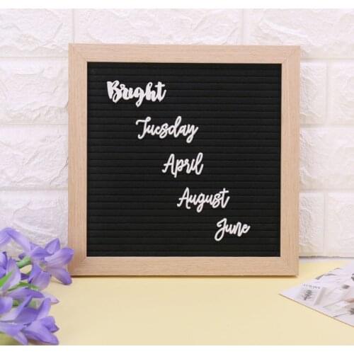 Characters For Felt Letter Board Month Week Letters For Changeable Letter Board