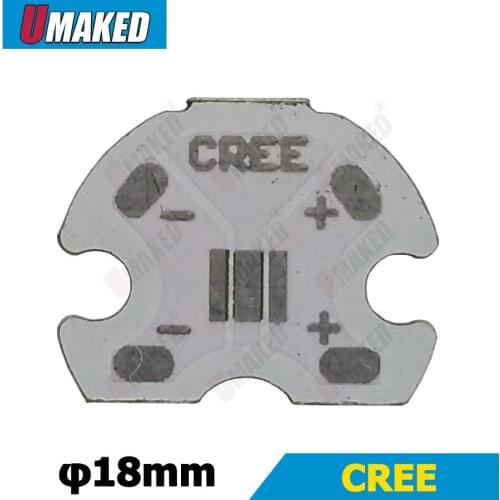 18mm LED PCB for 3535 CREE chips, aluminum plate base, heat sink, DIY led light