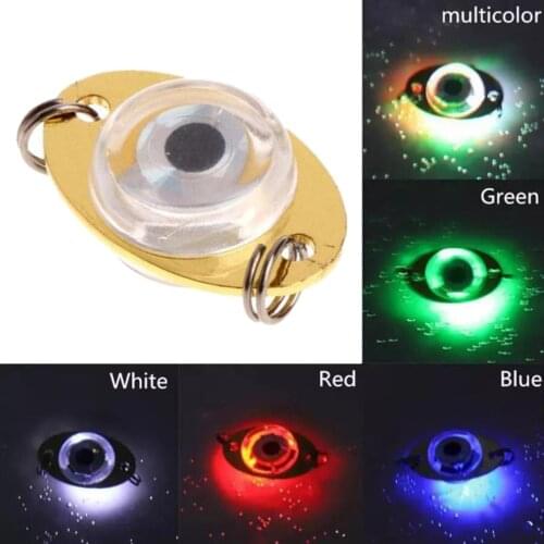 LED Deep Drop Fishing Light Underwater Fishing Lures Spoons Underwater Flasher Bass Halibut Flasher LED Lighted Bait
