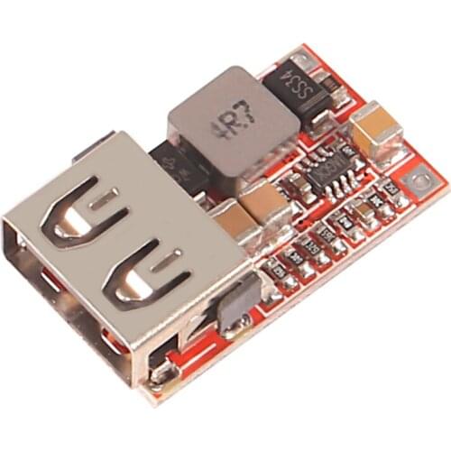 1pc Efficiency 97.5% DC-DC Step-Down Module 6-24V12V24V to 5V3A Car USB Phone Charger Power Supply Module
