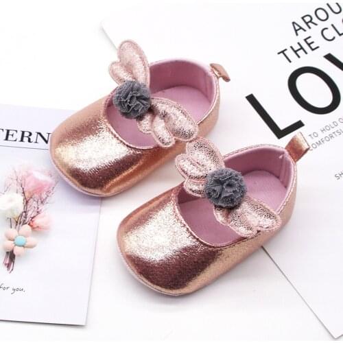 TELOTUNY shoes for baby bon Infant Newborn Baby Girls Prewalker Cotton Soft Sole Bowkont Applique Single Shoes Princess Shoes