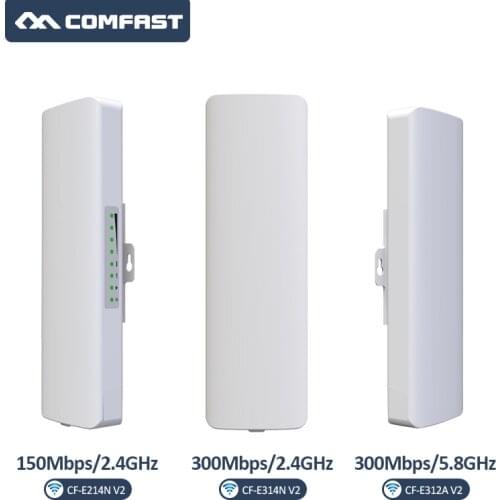 2-5KM range 150~300Mbps 2.4G , 5Ghz Outdoor wireless bridge wifi CPE router AP wi fi signal amplifier booster extender repeater