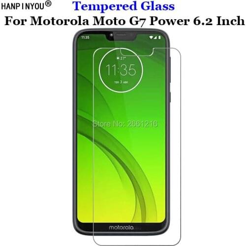 For Motorola Moto G7power Tempered Glass 9H 2.5D Premium Screen Protector Film For Motorola Moto G7 Power 6.2"