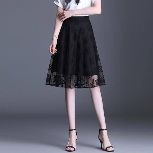 Women Pleated Tutu Tennis Beach Kawaii Skirt Jupe Punk Short Black Mesh Floral A Line High Waist Goth Bandage Sexy Mini Summer