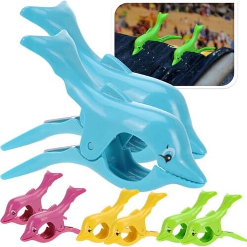2PCS Laundry Pegs Plastic Clips Plastic Beach Towel Pegs clothespin Clips to Sunbed Clothes Pegs Bed Accessories