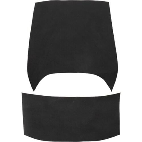 2 Pcs Interior Rear Armrest Scuff Plate Guard for Model 3 y Leather Pad Easy to Clean Cover Auto Interior Accessories