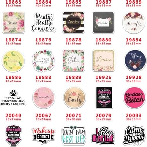 2020 new arrival Free shipping 30 pcs/package printed resin planar flat-back resins for Hair Bow Decoration PR19863