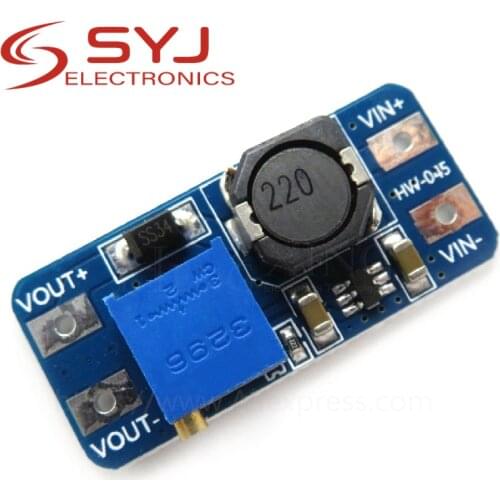 5pcs/lot MT3608 DC-DC Step Up Converter Booster Power Supply Module Boost Step-up Board MAX output 28V 2A In Stock