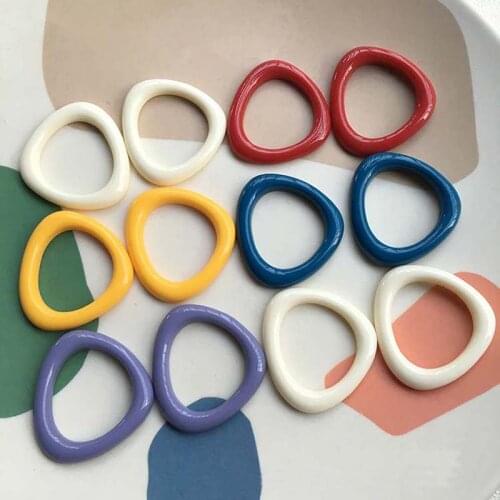 New Spring Colours Acrylic Connector For DIY Making Necklace Earrings Handbag Chain Jewelry Accessories Findings & Component