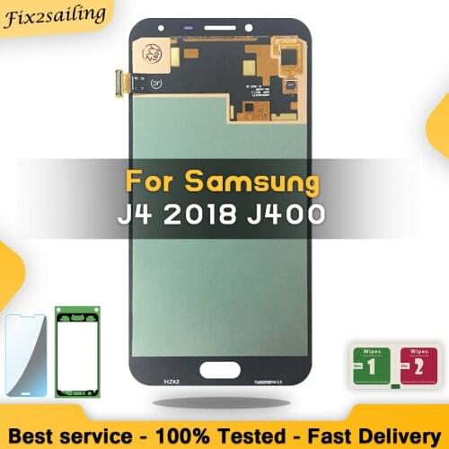 AMOLED LCD For Samsung Galaxy J4 J400 J400F J400G/DS SM-J400F Display Touch Screen Digitizer Assembly Replacement