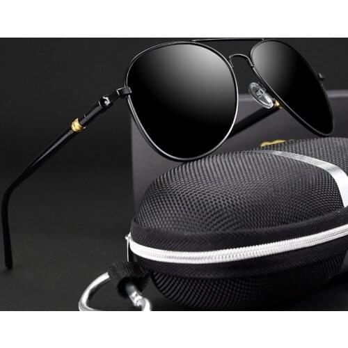 Classic Sunglasses Polarized Men Driving Glasses Black Pilot Sun Glasses Brand Designer Male Retro Sunglasses For Men/Women