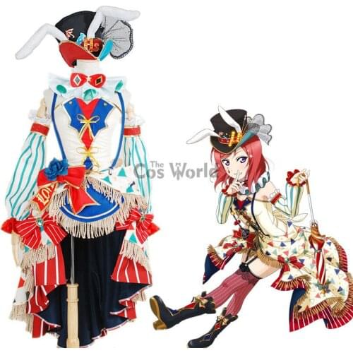 Love Live School Idol Project Nishikino Maki Circus Fancy Dress Uniform Outfit Anime Cosplay Costumes