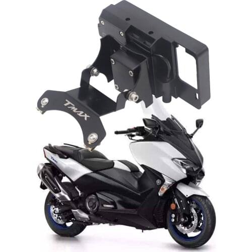 For YAMAHA TMAX 530 T-MAX 530 2017-2019 2018 Motorcycle Windscreen Navigation Bracket USB charger mobile phone mounting Holder