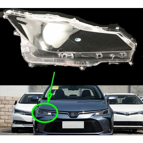 Headlight Cover For Toyota Corolla 2019 2020 2021 Headlamp Lens Car Replacement Auto Shell