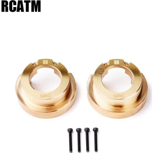 Bridge Edge Counter Weight Primary G2 123g Steering Copper Billet Brass Counterweight For 1/10 RC Crawler car Traxxas TRX4