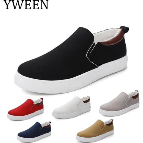 New Arrive Autumn Men Shoes Spring/Autumn Adult Basic Casual Shoes Male Slip-on Canvas Flats For Men Sneakers Plus Size 38-46