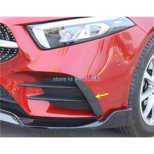 For Mercedes Benz A Class W177 A180 A200 A250 2019 2020 car front fog eyebrow/trim light lamp frame stick cover grill grille