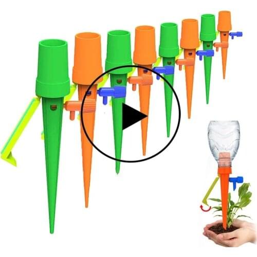 Newest Drip Irrigation System Automatic Garden Watering Spike System For Plants Flower Waterers Bottle Drip Irrigation