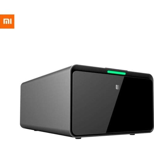 Xiaomi Qin Smart Finfer Vein Identification Private Safe Jewelry Box Mijia App Remote Alarm Home Office Intelligent Control
