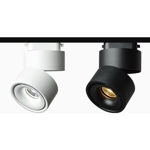 360 Degree rotation AC85-265V 7W/10W/12W CREE LED Track Spotlight Tracking Rail Lighting for Commercial Residential Lighting