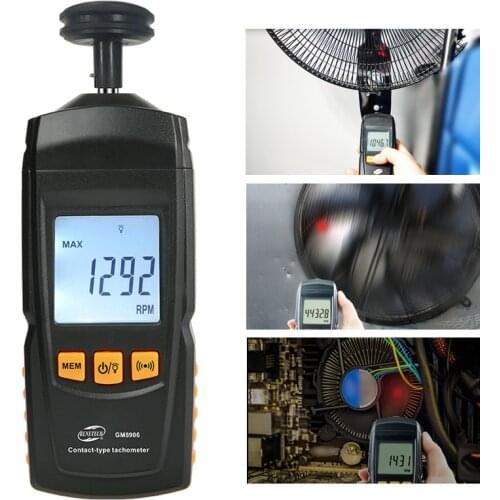 Car Digital Tachometer Digital LCD Tachometer Speed Tach Meter 19999RPM For Auto Motorcycle Boat ATV Marine Truck Trailer Yacht