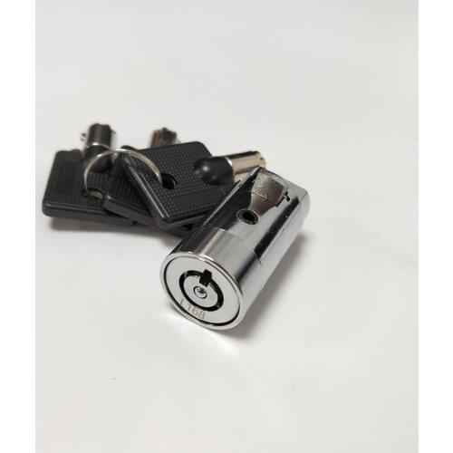 RayLock universal tubular key coffee food vending machine cylinder plug lock for pop up T-handle