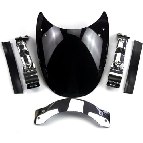 For 2009-2013 Harley Muscle Flyscreen Universal Windshield Windscreen