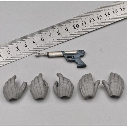 In Stock 1/6th Bobafeet Bounty Hunter Hand Models With Pistol Suit For Usual 12 inch Doll Figures Collection