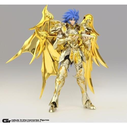 In stock GT Gemini Saga soul of gold Divine armor Saint Seiya Myth Cloth EX SOG action figure model