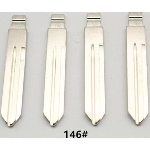 XIEAILI OEM 30Pcs 146# Metal Uncut Flip KD Remote Key Blade For Hyundai Mistra Mid Slot K279