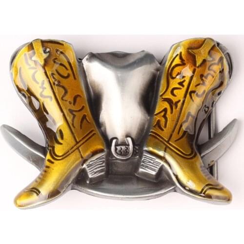 YonbaoDY Colorful boots belt Buckle Matador boots 3.8cm waistband DIY Components