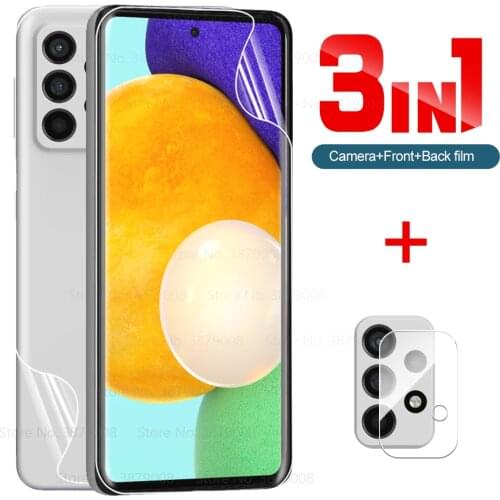 Front back hydrogel film for samsung galaxy A52 5G phone screen protector samsunga52 samsun A 52 52A 4G A526B 6.5'' camera glass