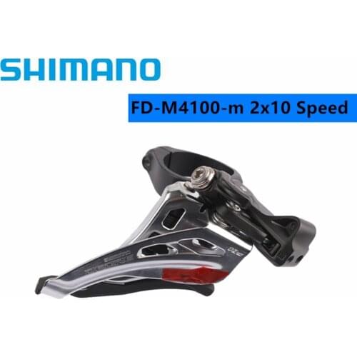 Shimano Deore FD-M4100-M M617 34.9mm Clamp Front Derailleur MTB Mountain Bike M Bracket 2x10 Speed Cycling Parts
