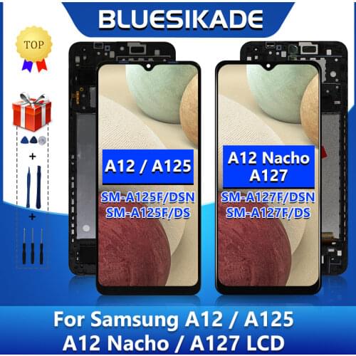 6.5" For Samsung Galaxy A12 LCD Display SM-A125F/DSN SM-A125F/DS Touch Screen Digitizer For Samsung SM-A125F Replacement Parts