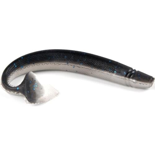 3pcs/lot Black Silver Color 9g 10cm Eel Loach Soft Fishing Lure Pesca Tackle Wobblers Fish Lures Carp Leurre Souple Soft Baits