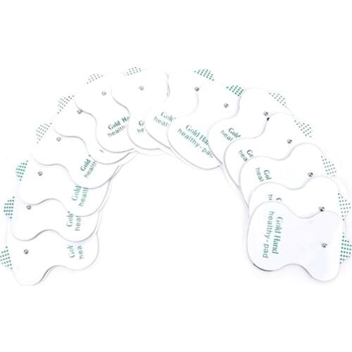 30Pcs Muscle Stimulator Electrode Pads Non-woven Fabric Self Adhesive Replacement Pads for Tens Digital Therapy Machine 8.5x5cm