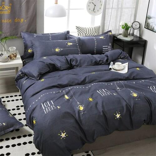 Home Textile Comforter Case Duvet Cover 100% Microfiber Sanding Double-Sided Pattern Quilt Cover Comfort (Pillowcase Need Order)