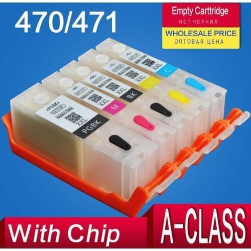Permanent Chip TS5040 MG6840 Refillable Ink Cartridge For Canon PIXMA MG6840 TS5040 TS 5040 MG 6840 PGI470