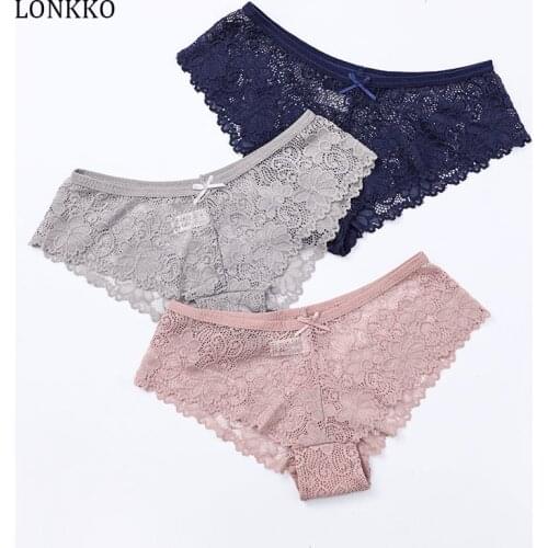 M-XL Lace Floral Panties Female Underpants Sexy Panties for Women Thongs Seamless Underwear Plus Size Pantys Lingerie 7 Colors