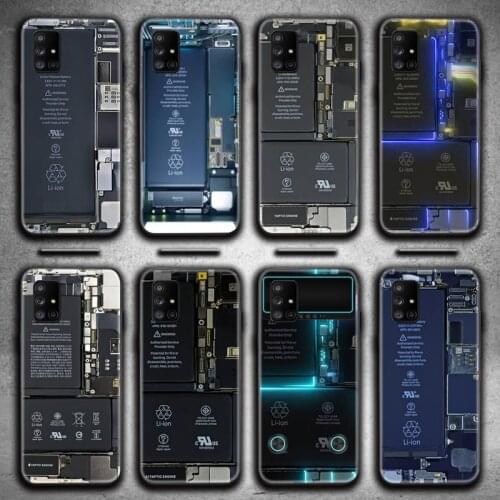 Motherboard Circuit Board Phone Case For Samsung Galaxy A21S A01 A11 A31 A81 A10 A20E A30 A40 A50 A70 A80 A71 A51