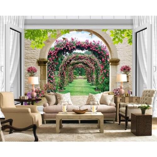 Custom 3D Mural Wallpaper Non-woven Bedroom Livig Room TV Sofa Backdrop Wall paper Ocean Sea Beach 3D Photo Wallpaper Home Decor