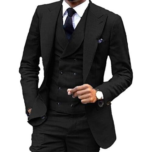 New Arrival Colorful Peak Lapel Men Wedding Suits 3 Pieces Slim Fit Tuxedo Groom Costume Homme Terno Masculino Slim Fit Blazer