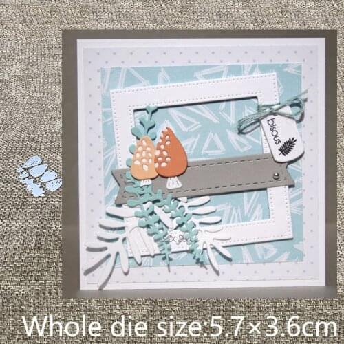 New Design Craft Metal stencil Cutting Dies 2 kinds of Mushroom decoration scrapbook die cuts Album Paper Card Craft Embossing
