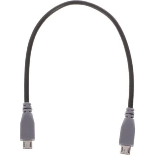 Micro USB Type B Male To Micro B Male 5 Pin Converter OTG Adapter Lead Data Cable
