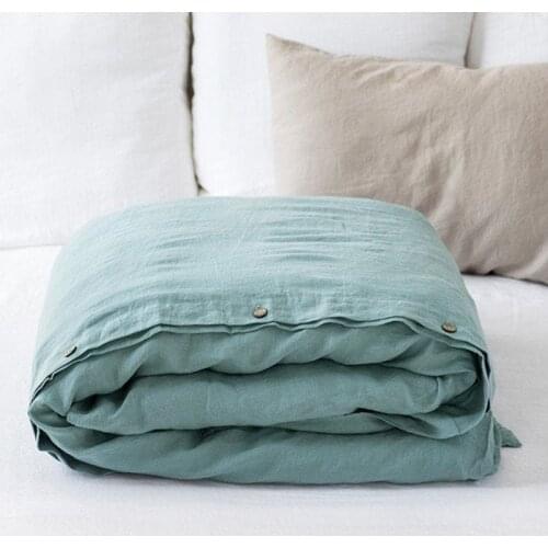 Nature Linens Double Duvet Cover King Size Flax Nordic Bed Cover 150 2 People Quilt Cover UK USA RU Size