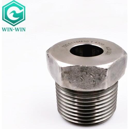 Waterjet Cutting Head Spare Parts Thrust Nut Nozzle Tube for BHDT Water Jet Cutting Machine